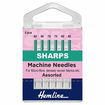 H105.99 Sharps Assorted Size Sewing Machine Needle